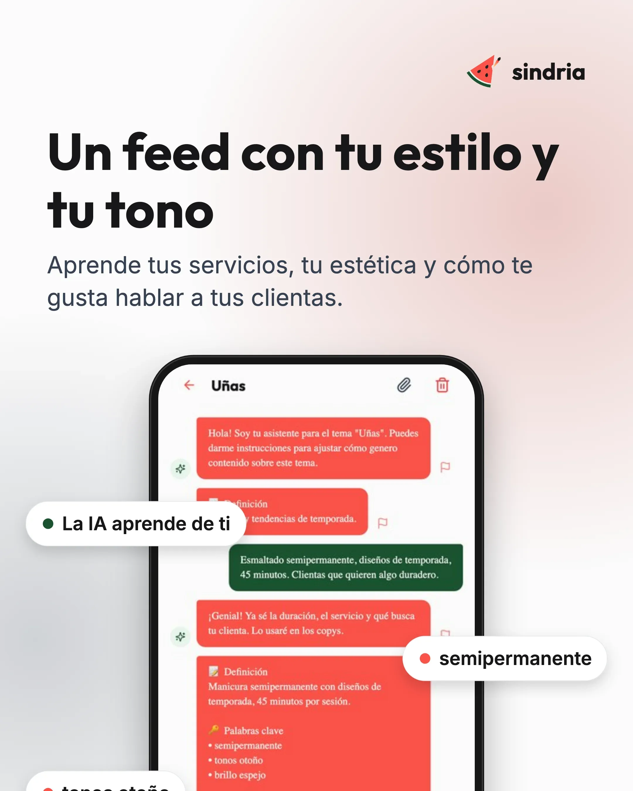 Peluquerías y estética: Tu propia voz