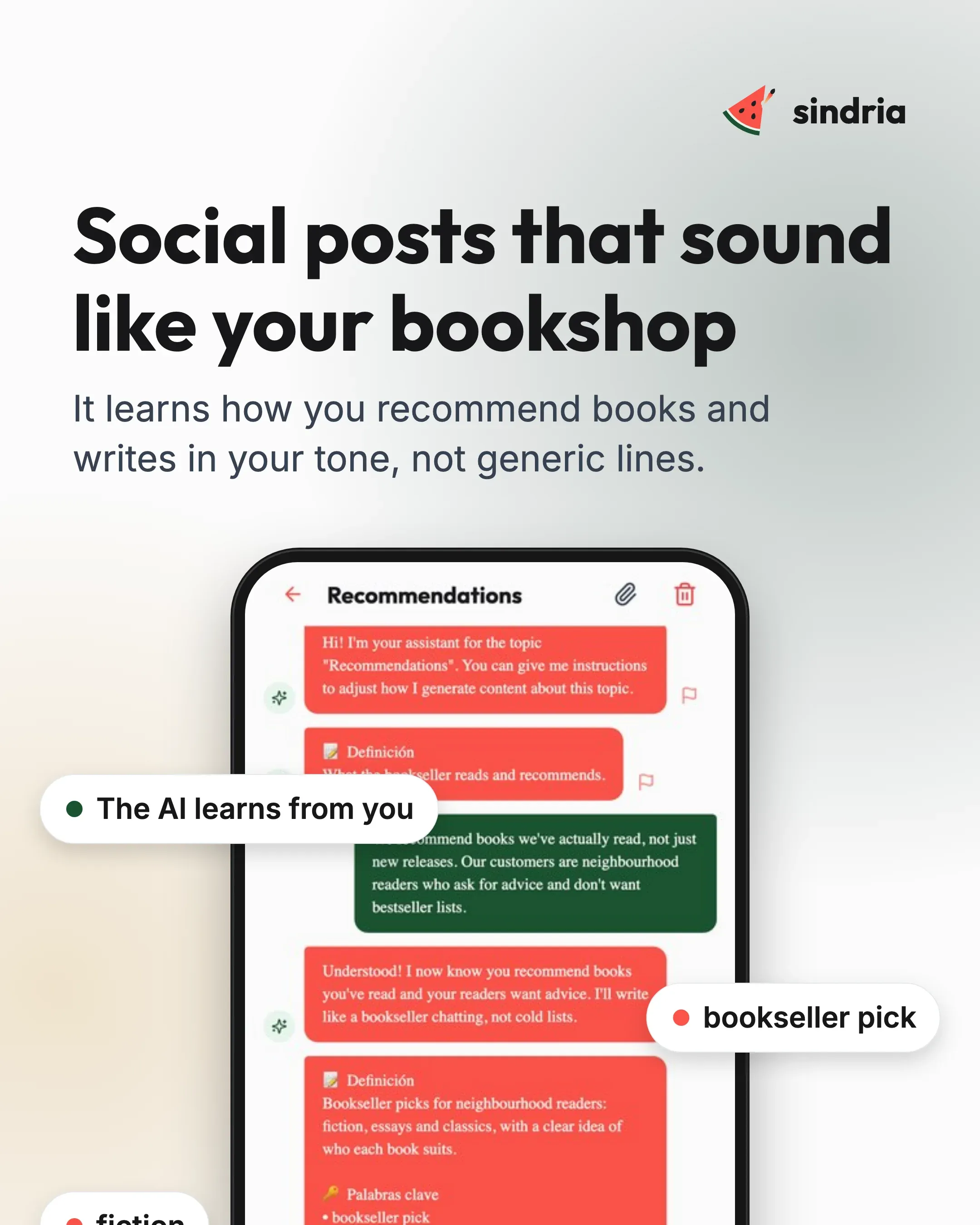 Independent bookshops: Your own voice