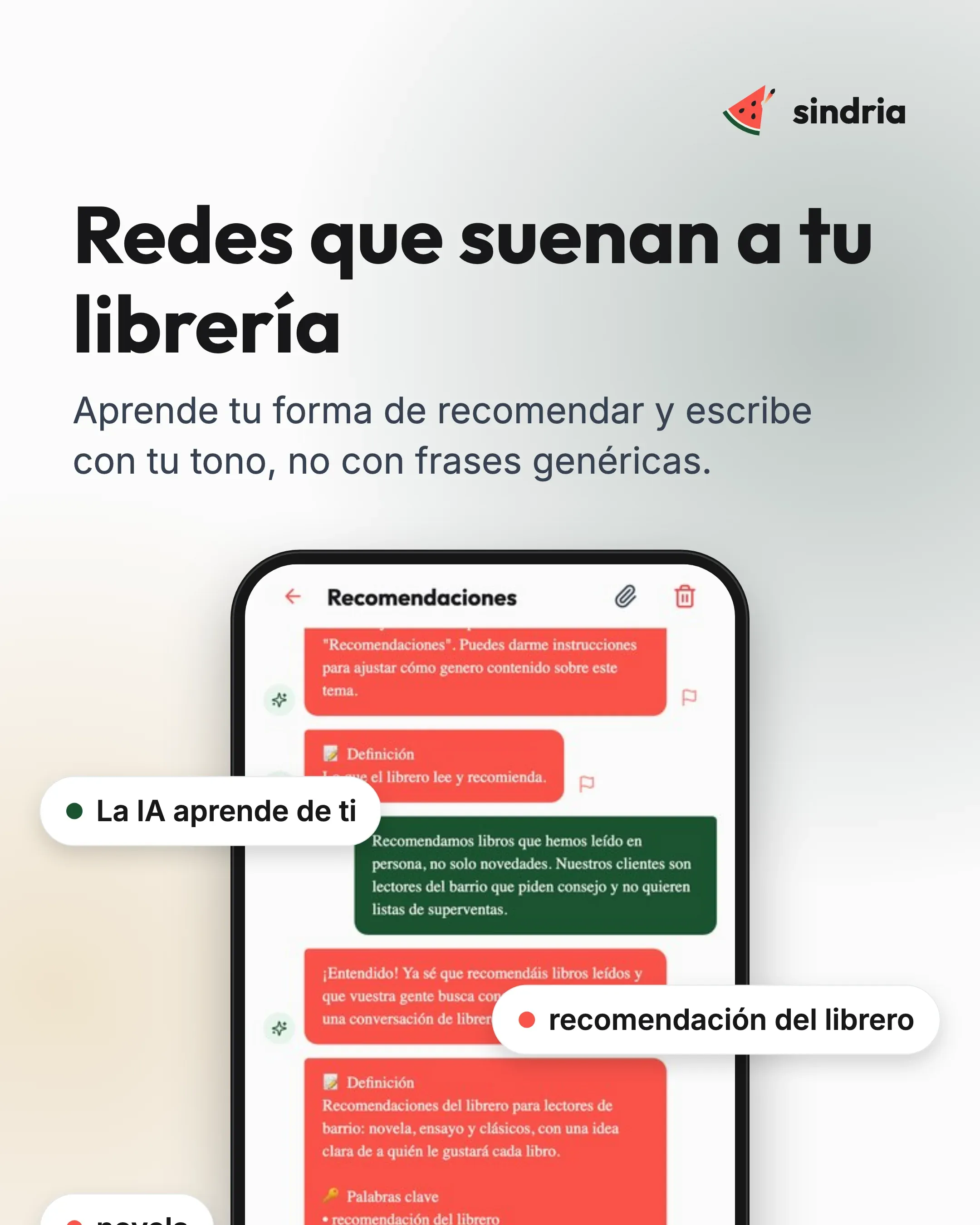 Librerías: Tu propia voz