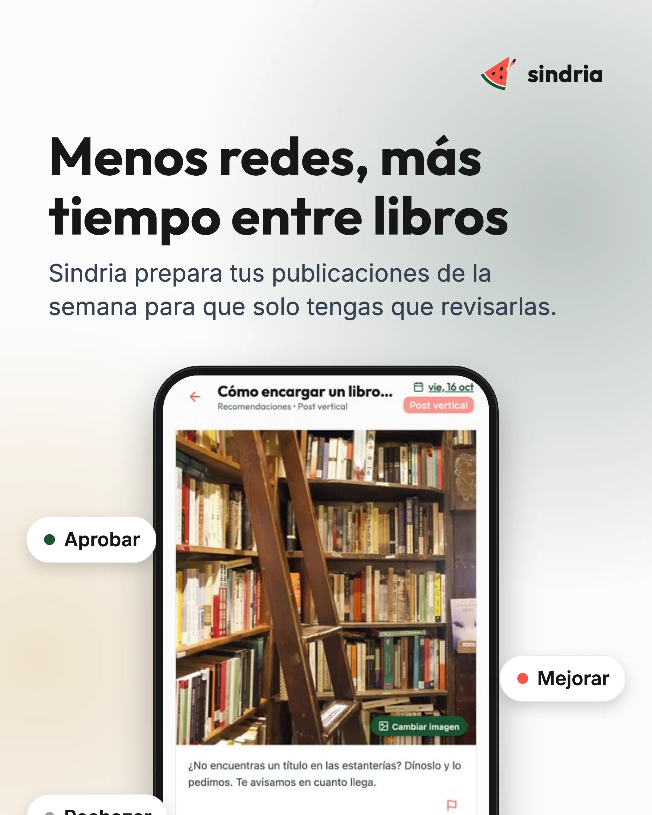 Librerías: ¿Qué puede hacer Sindria por tu librería?