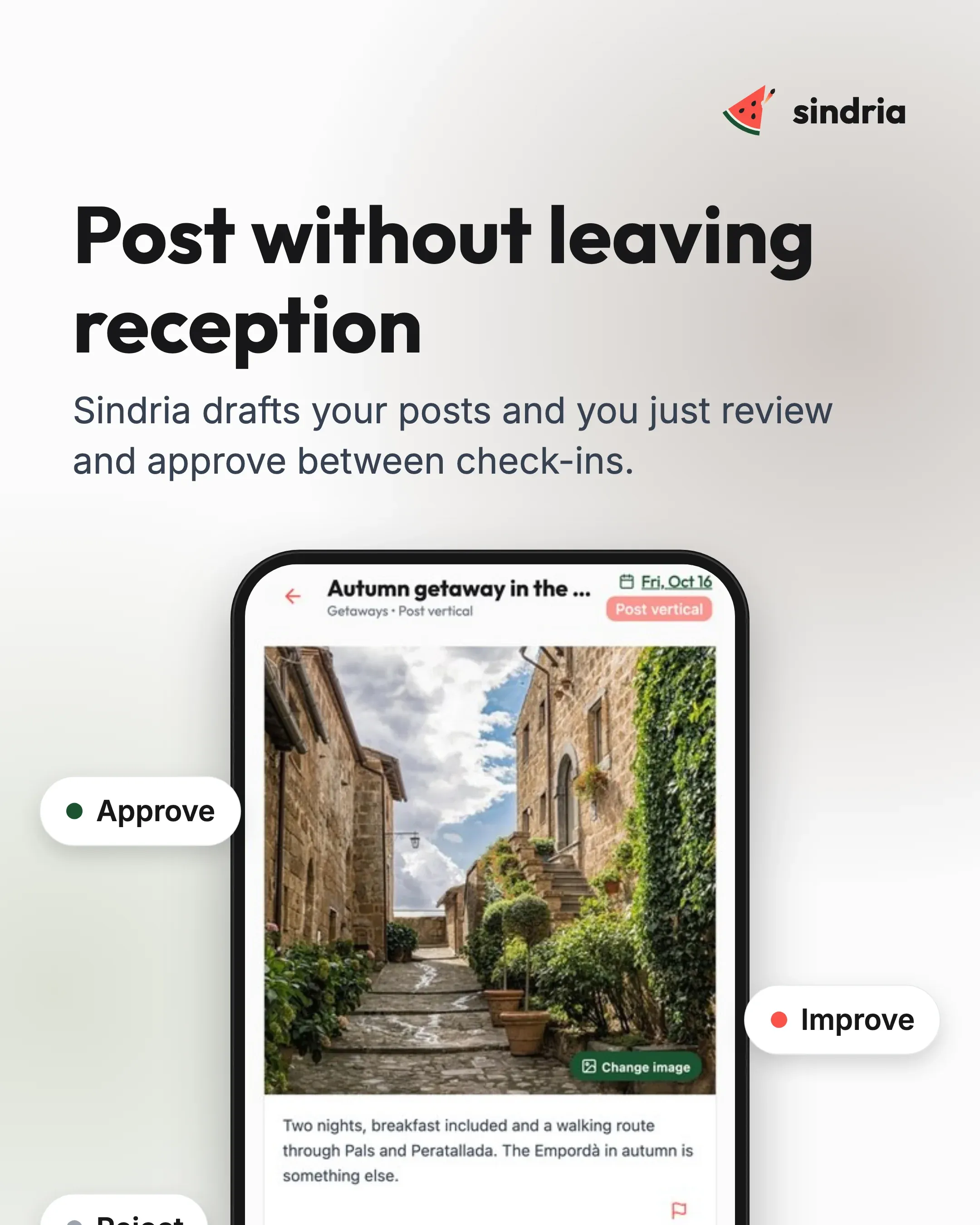 Small boutique hotels: What can Sindria do for your hotel?