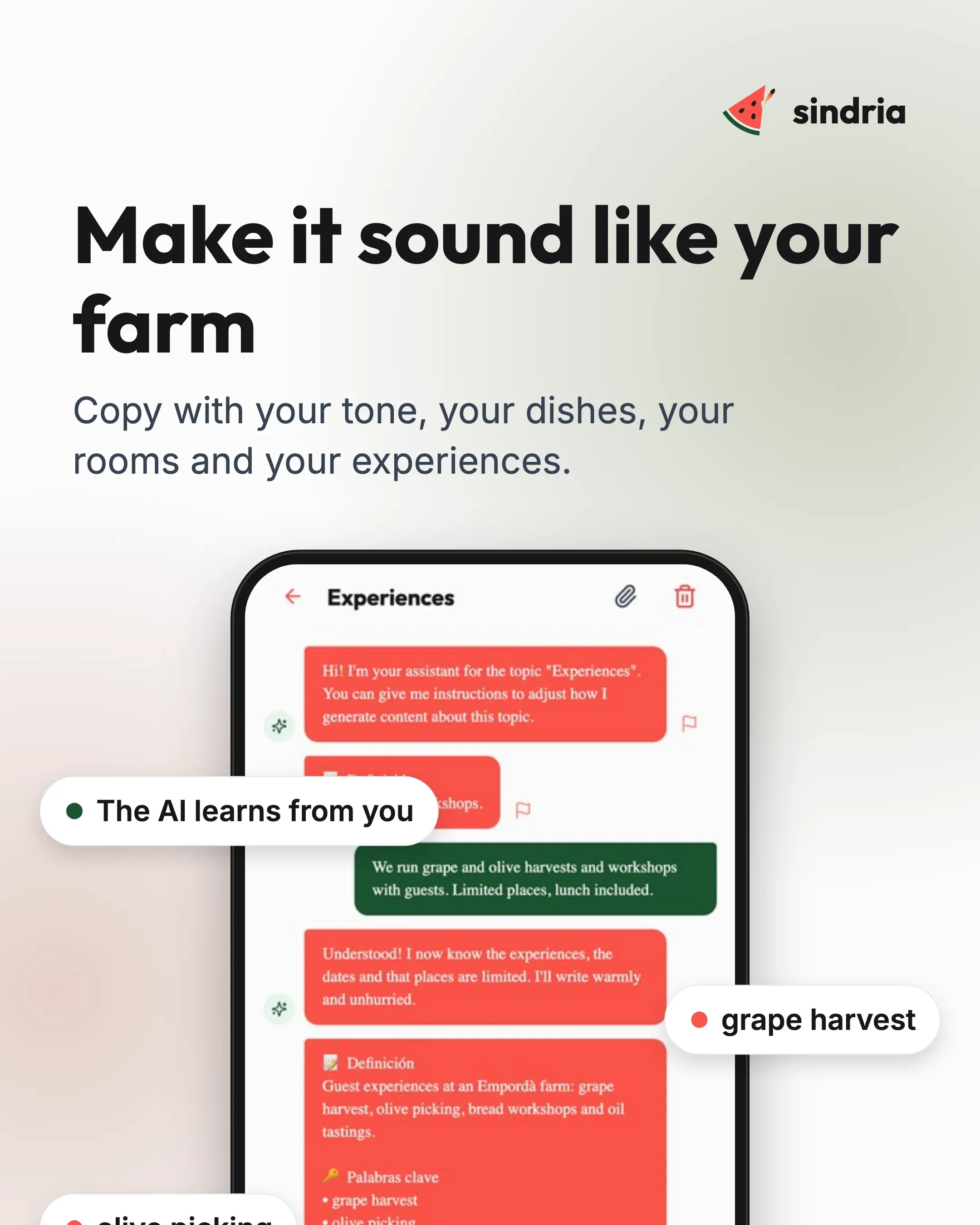 Farm stays and agritourism: Your own voice