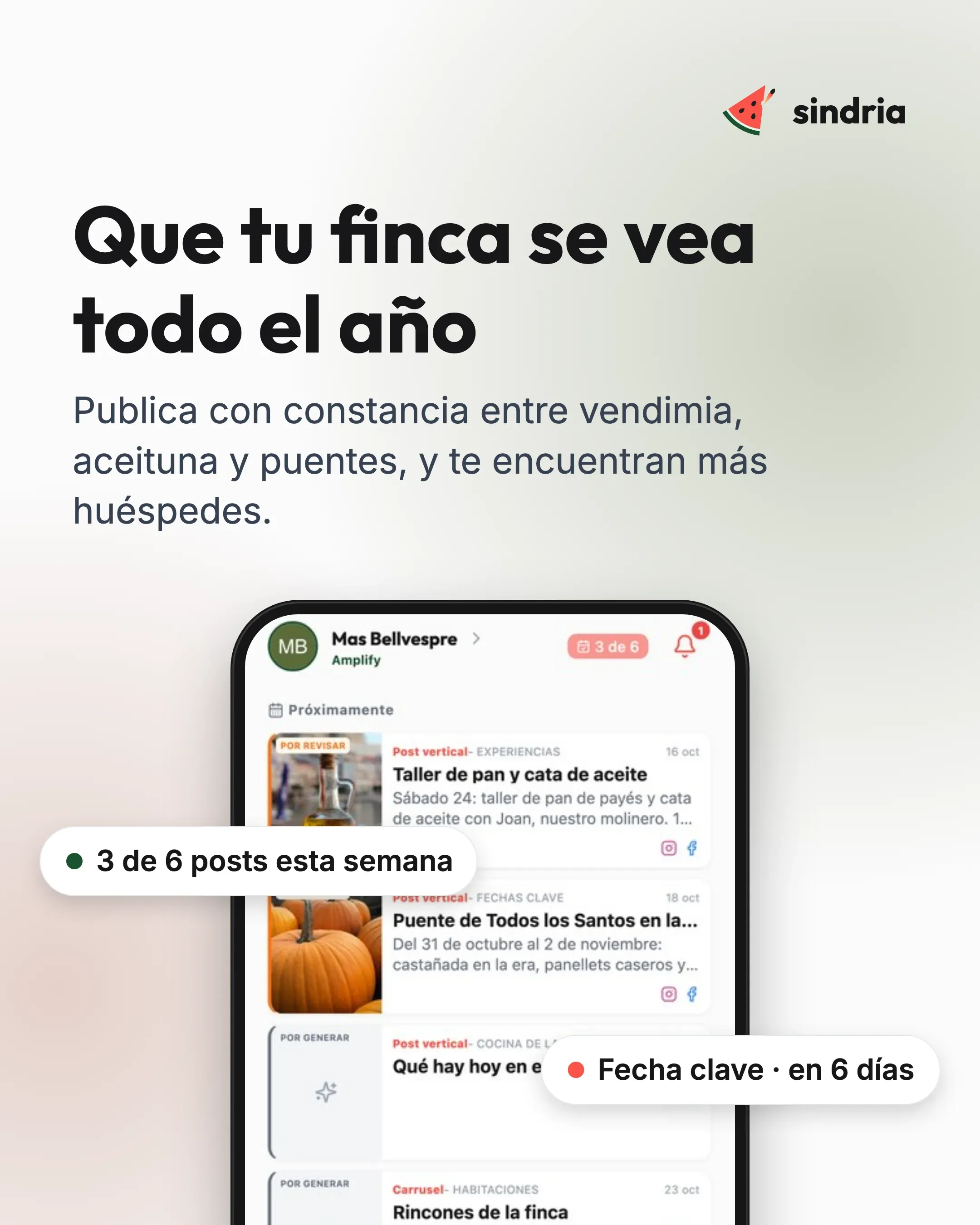 Agroturismos: Resultados visibles