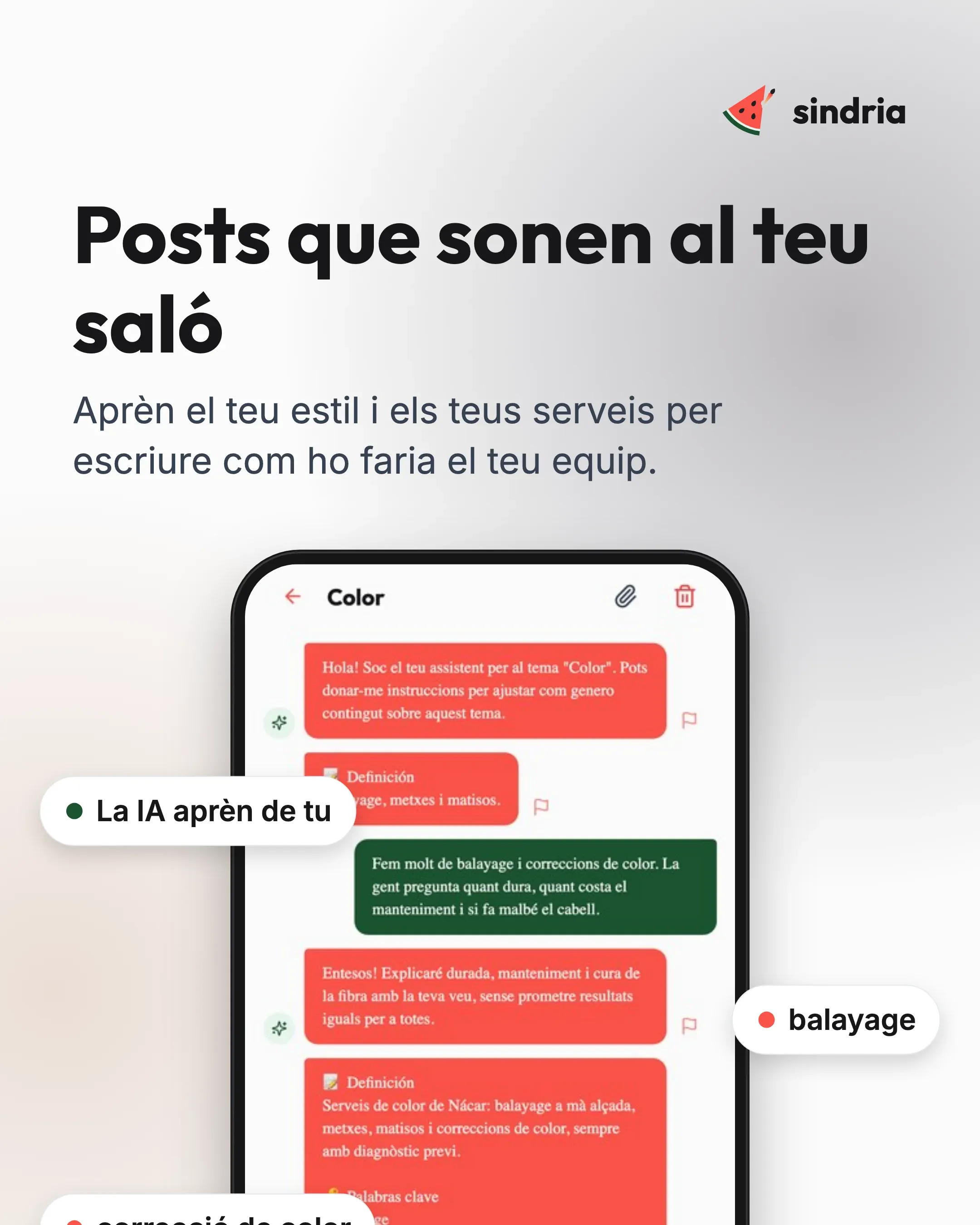 Perruqueries: La teva pròpia veu