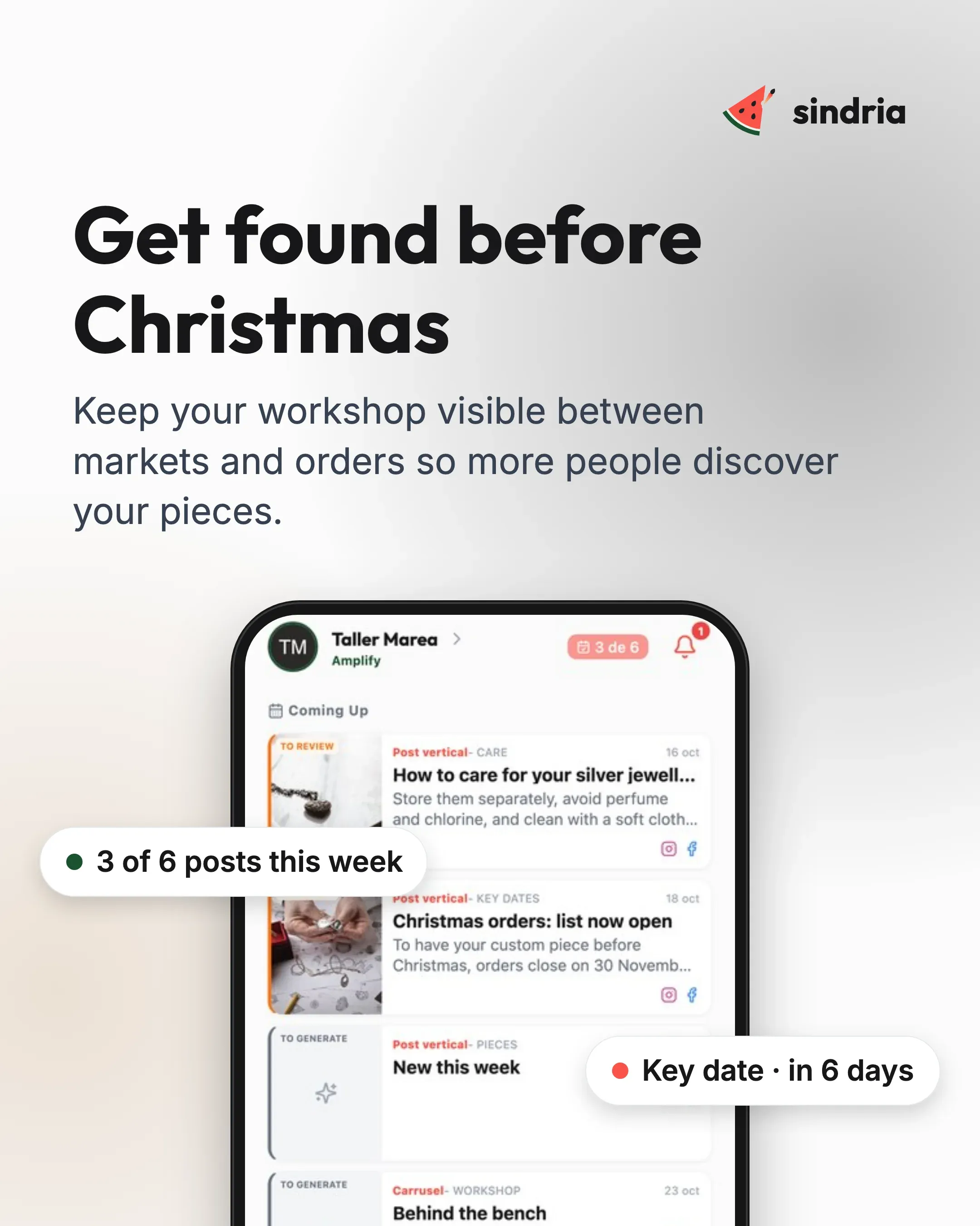 Jewellery makers: Visible results