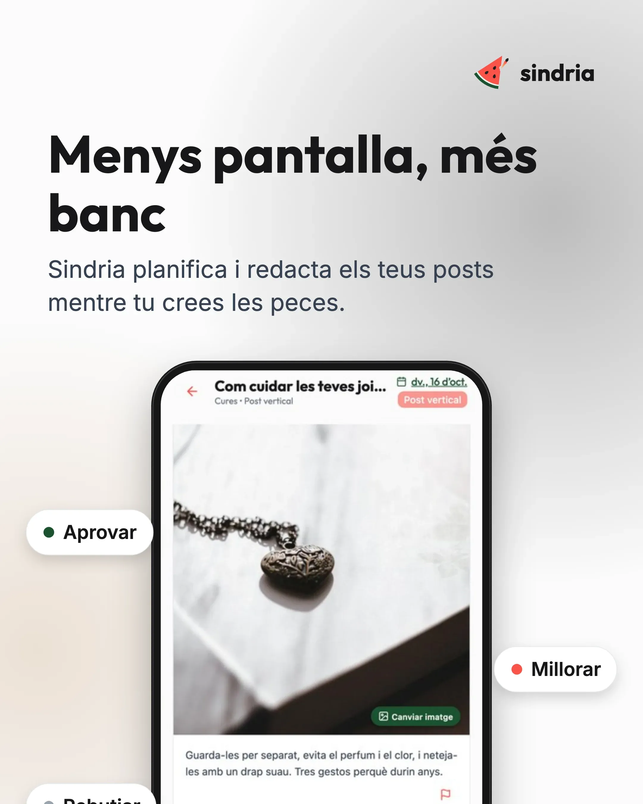 Joieria artesana: Què pot fer Sindria pel teu taller de joieria?