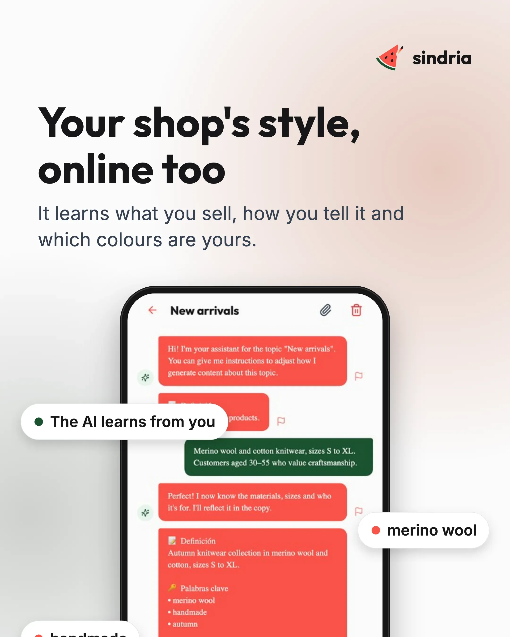 Local shops: Your own voice