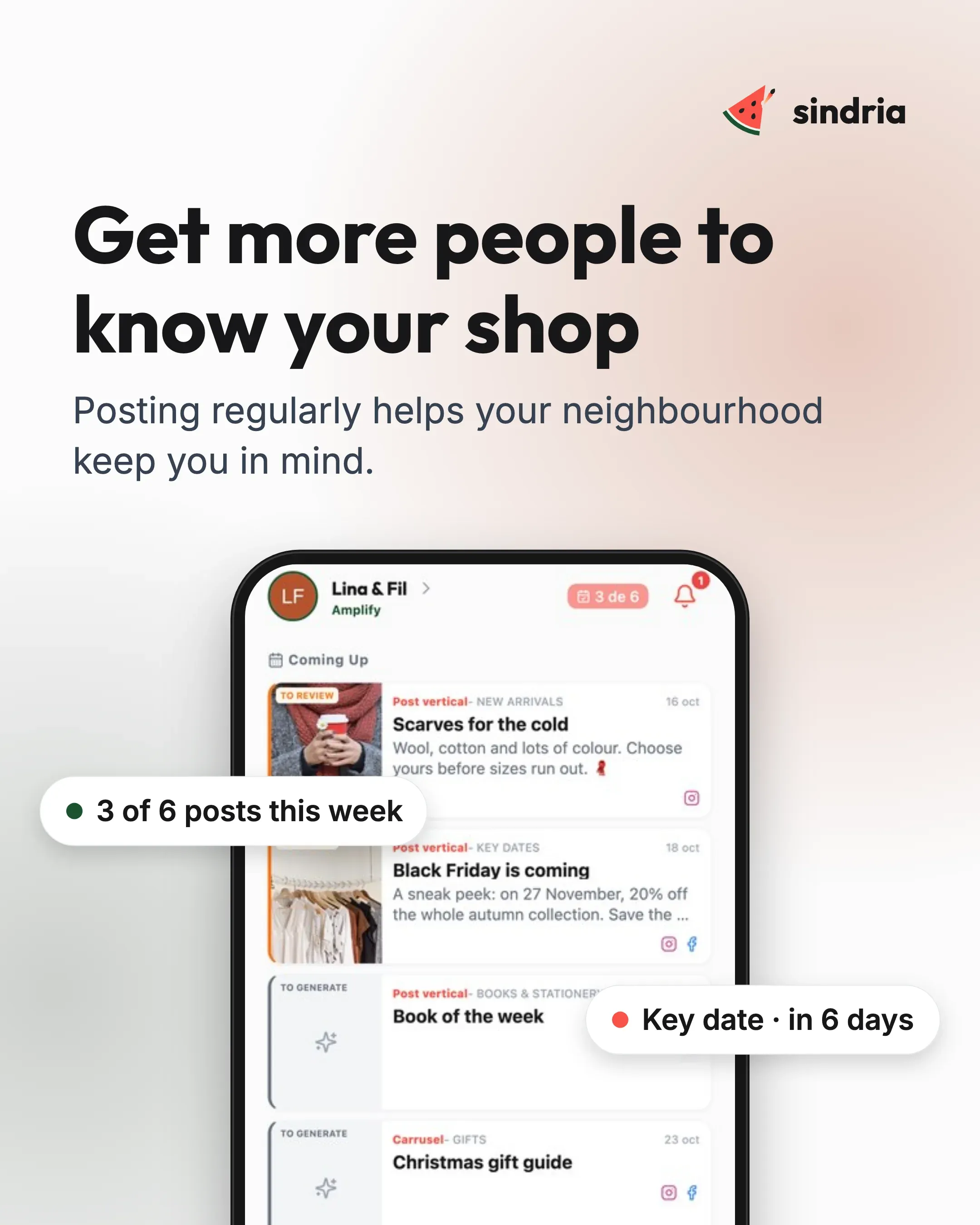 Local shops: Visible results