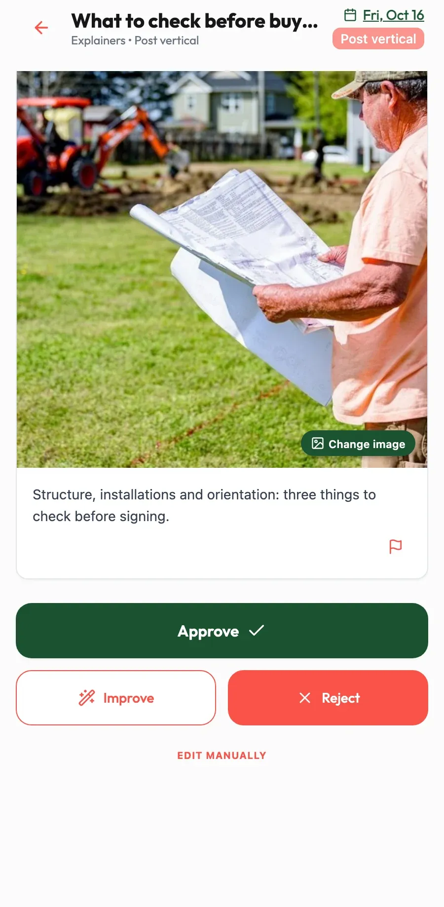 Explain clearly. Sindria drafts clear explanations; you review, edit and approve.