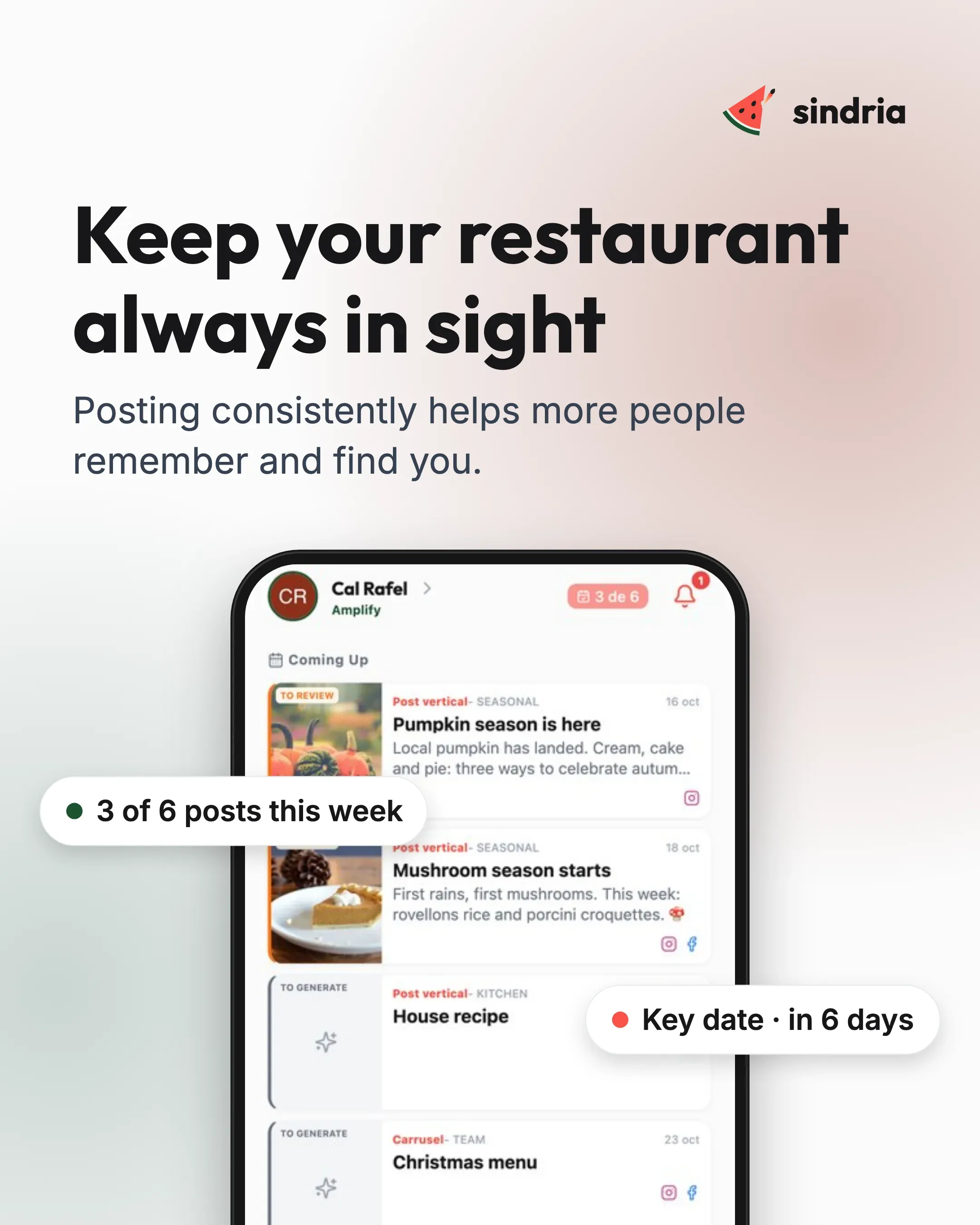 Restaurants: Visible results