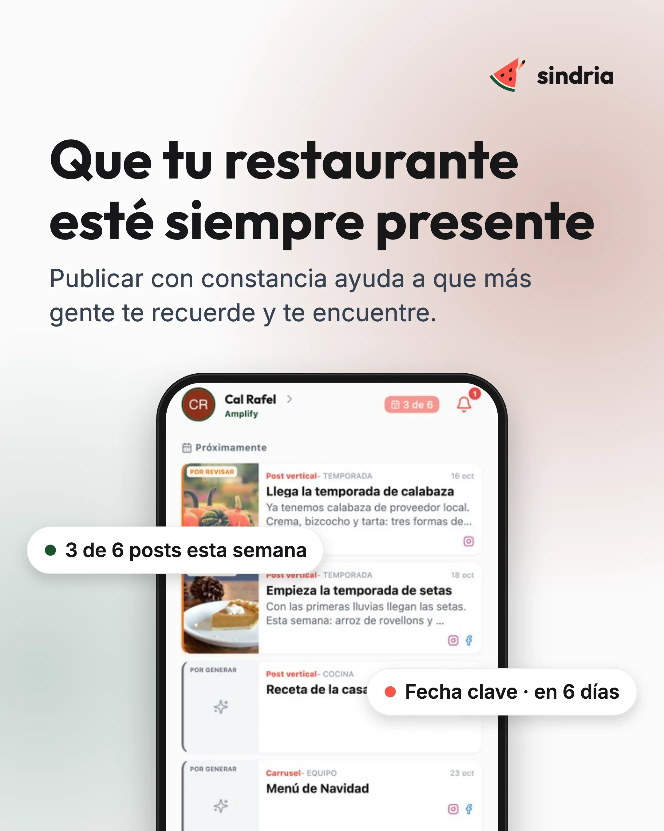 Restaurantes: Resultados visibles