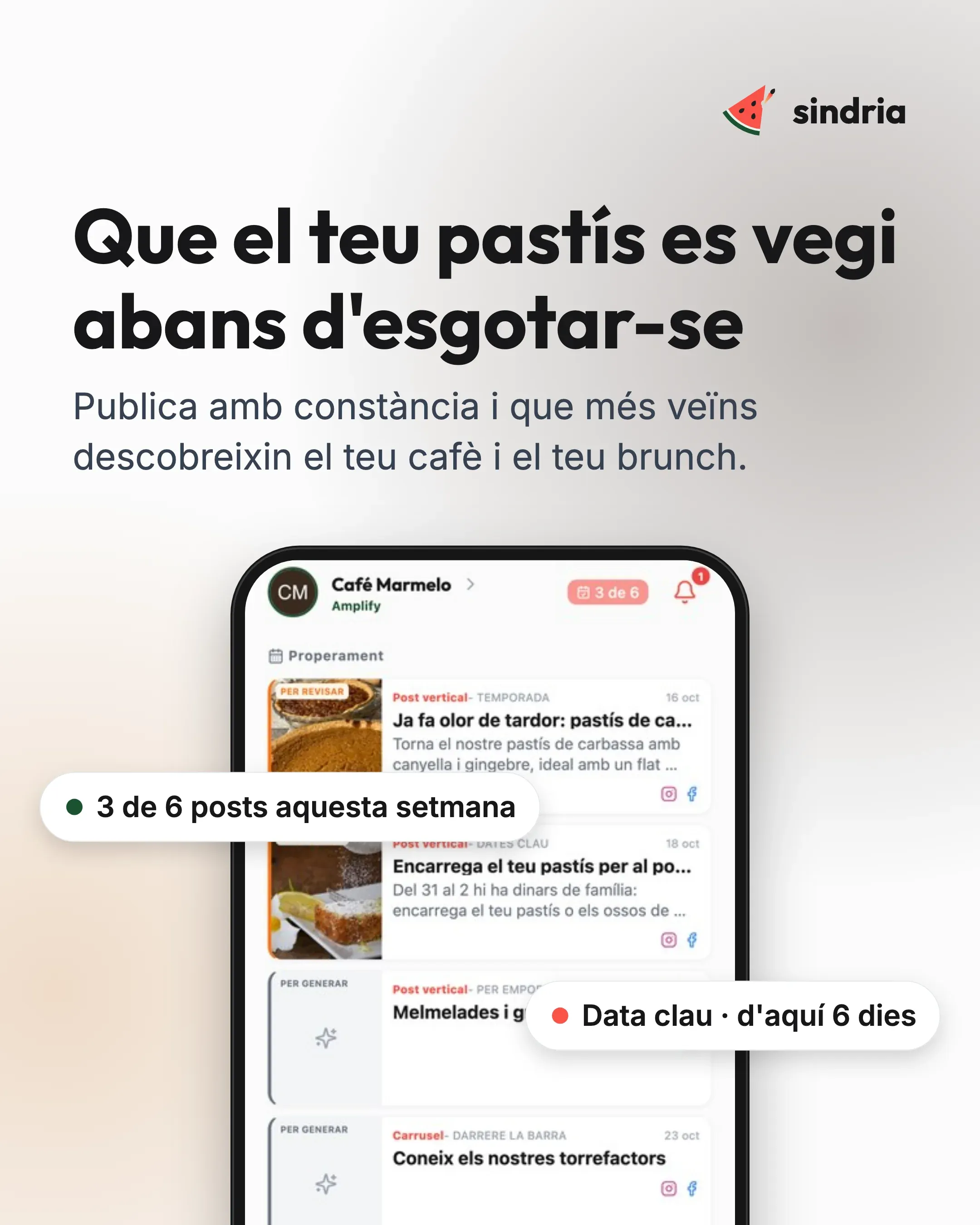 Cafeteries d'especialitat: Resultats visibles