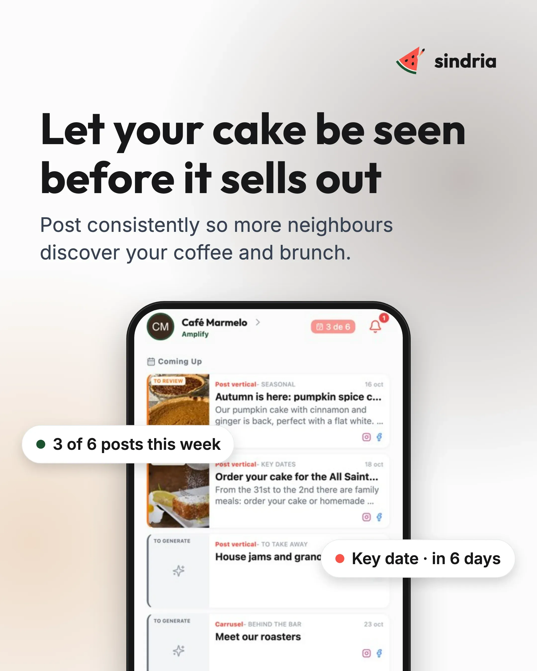 Specialty coffee shops: Visible results